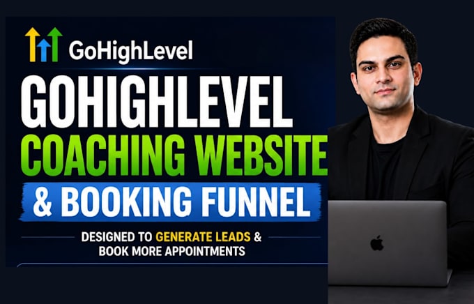 create a gohighlevel coaching website, funnel and CRM setup