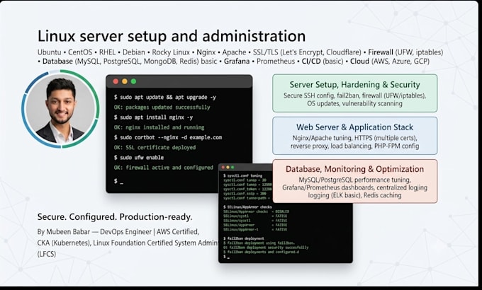 setup configure and manage your linux server