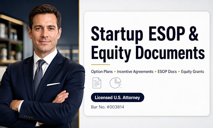 prepare comprehensive esop documentation for your startup company