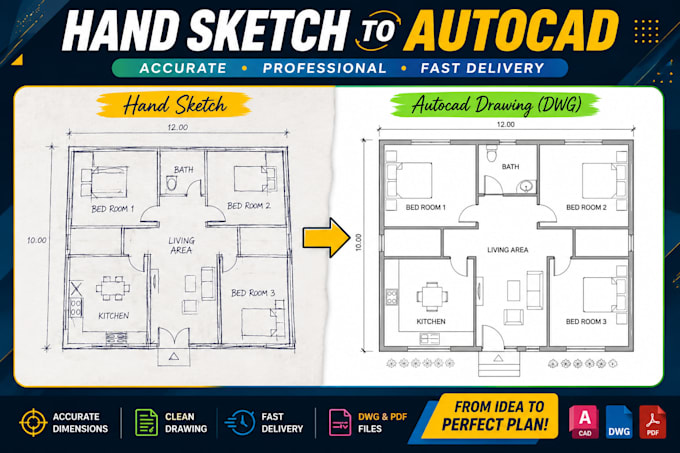 create architectural planning and floor plans for residential projects