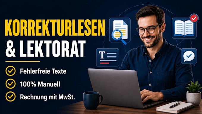 proessionally proofread and edit your german text