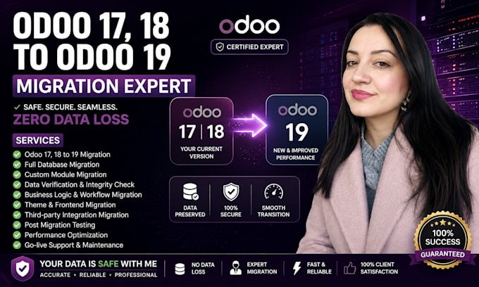 migrate your odoo 17, 18 database to odoo 19 without data loss