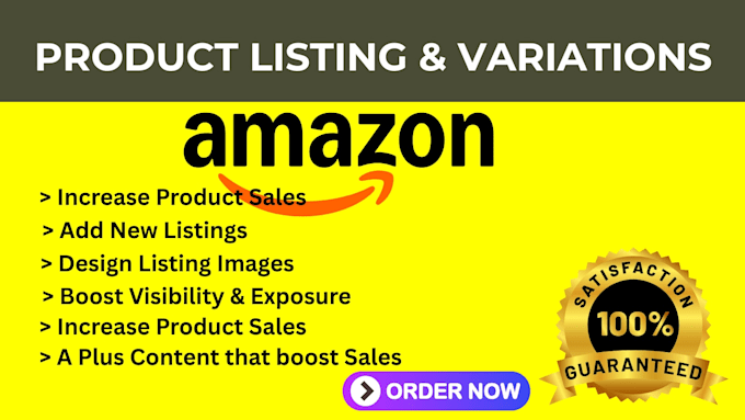 create amazon product listing, variation and fix amazon listing
