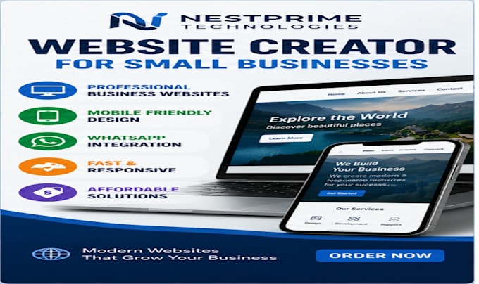 create websites for small businesses