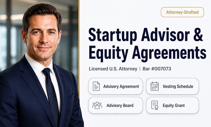 draft legally binding startup advisory board contracts