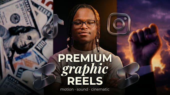 edit a motion design graphic reel for your socials