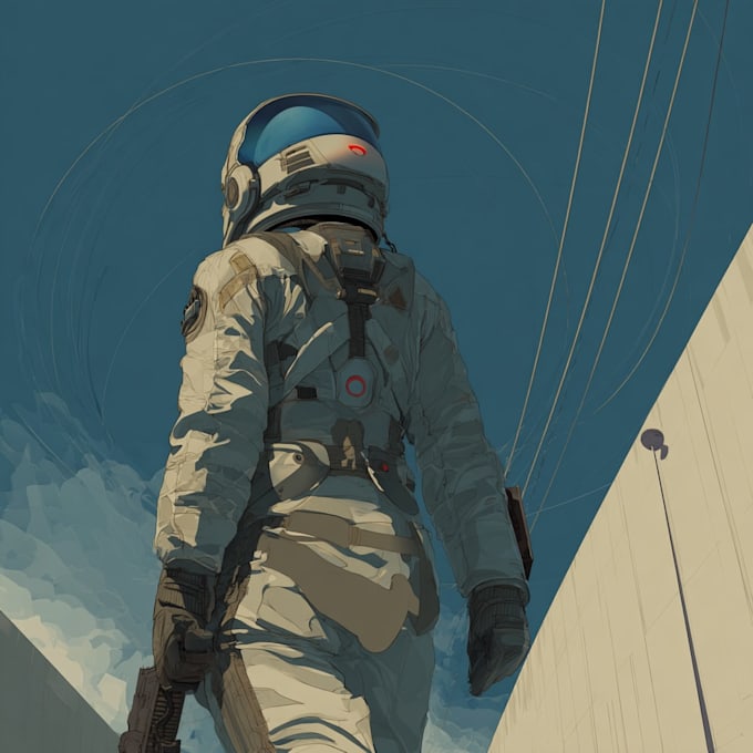 creative photorealistic science fiction illustration