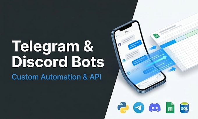 develop a custom telegram or discord bot