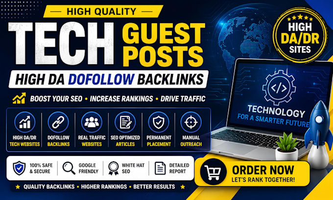 publish high da tech guest posts with do follow backlink