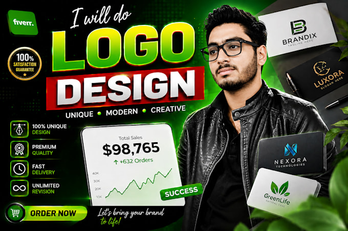 design a modern professional logo for your business
