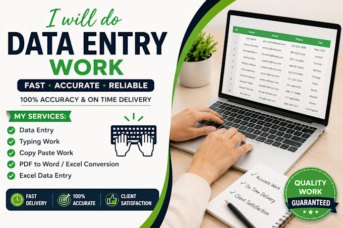 provide data entry service