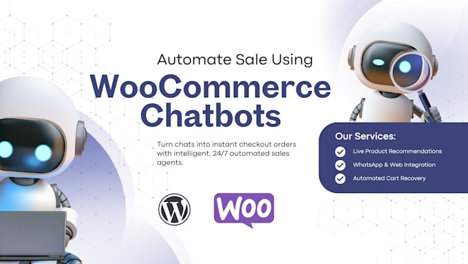 build woocommerce ai chatbot and custom wordpress ai automation