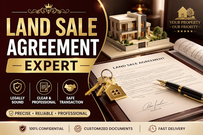 draft land sale agreement property purchase contract and transfer documents