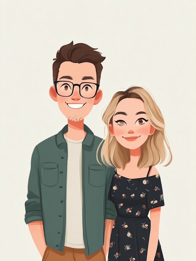 design couple portrait wedding portrait