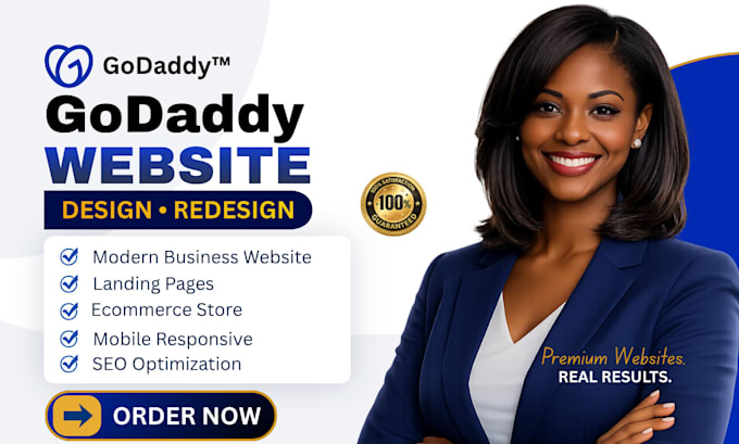 godaddy website design, godady website redesign godaddy, develop godaddy website