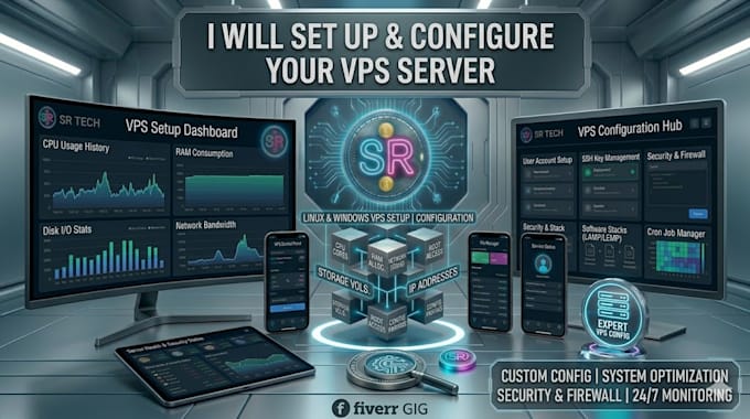 setup and configure your vps server