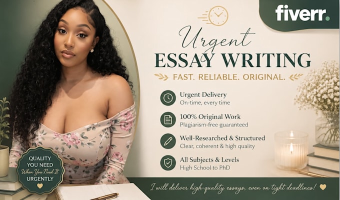 do urgent essay writing as an essay writer