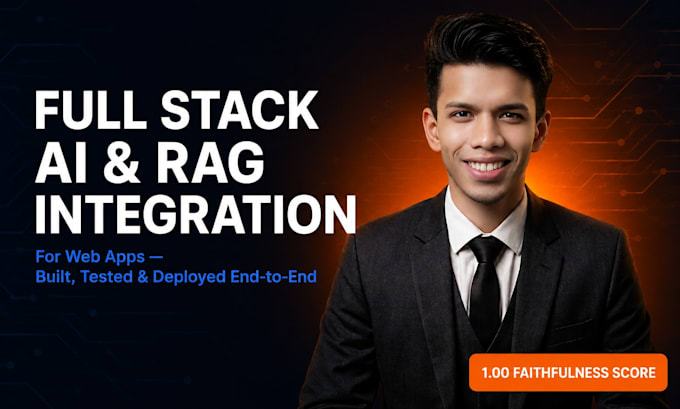 build a full stack web app with ai and rag integration