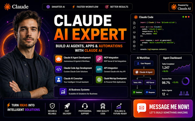 claude website redesign claude agent claude code fix claude automation claude ai