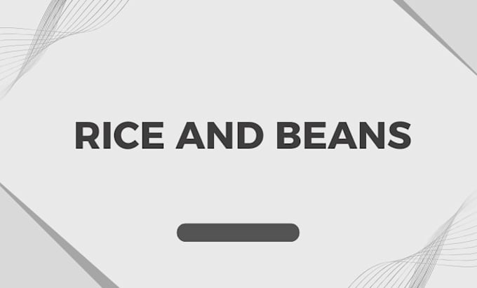 cook rice and beans