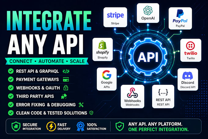 integrate any API and automation