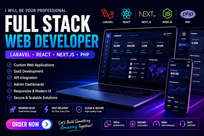 build a custom full stack web application