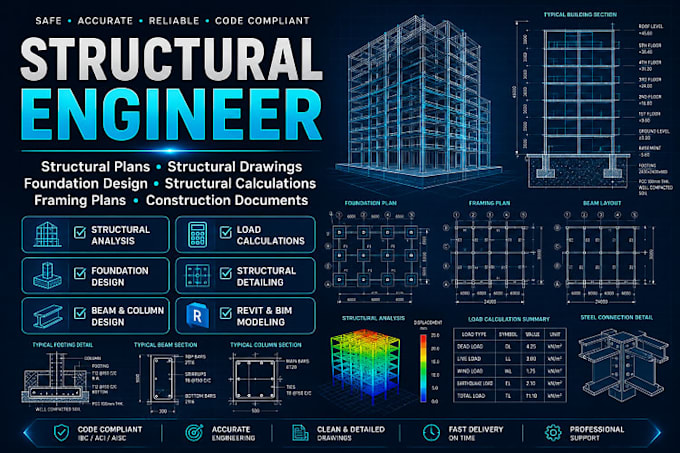 design texas structural plans drawings foundation design and calculations
