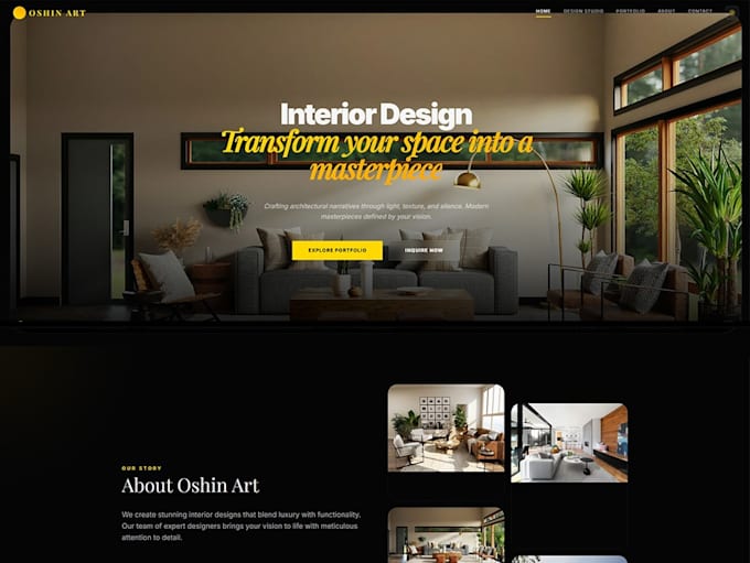 build a modern responsive website using react and javascript