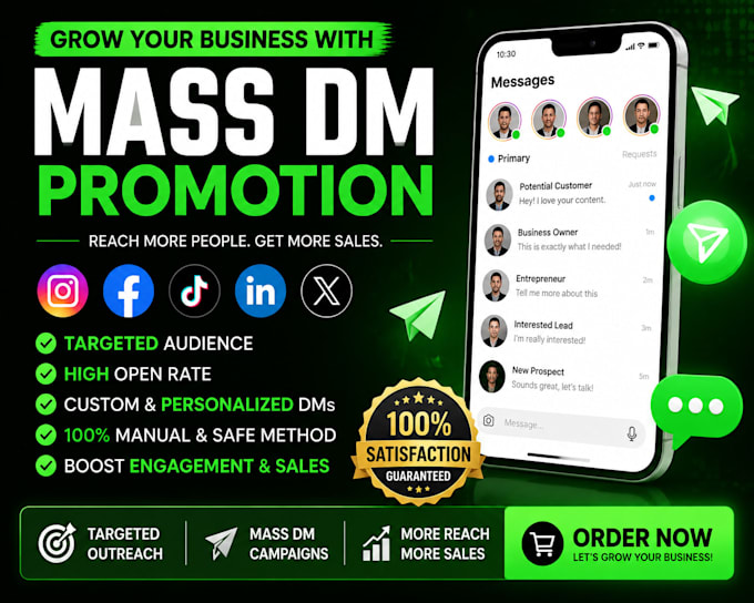 do instagram mass dm, telegram mass dm