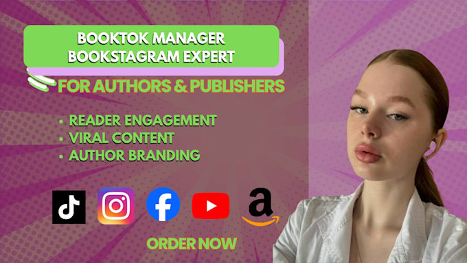 be your booktok manager and bookstagram content creator