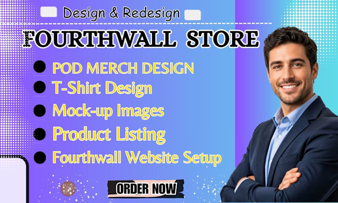 setup fourth wall pod store redesign fourthwall website redesign merch store