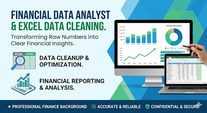 be your financial data analyst and data excel