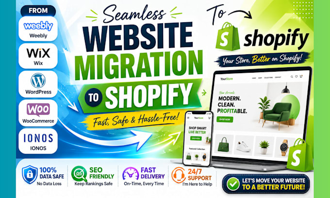 migrate weebly ionos wordpress wix duda website to shopify store migration