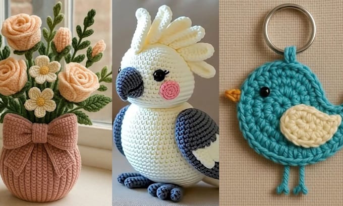 create a custom crochet pattern and amigurumi pattern