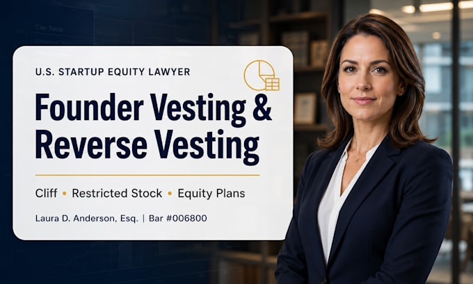write your founder stock vesting and cliff agreements
