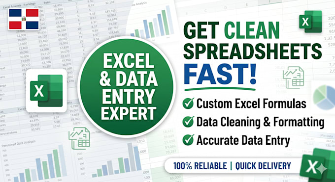 be your expert for advanced excel spreadsheets and data entry