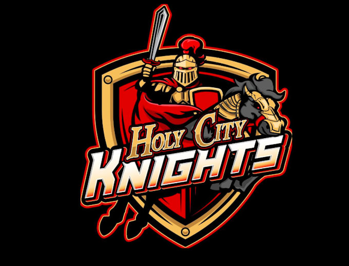 create modern style for knight mascot logo design service