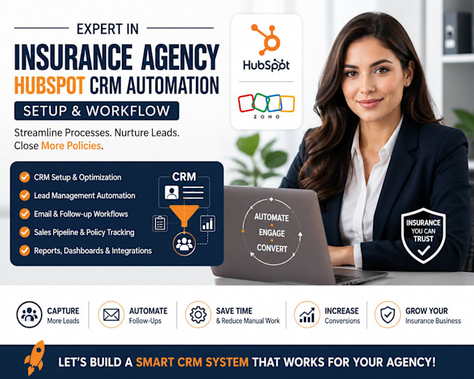 setup your insurance agency hubspot crm automation and workflow