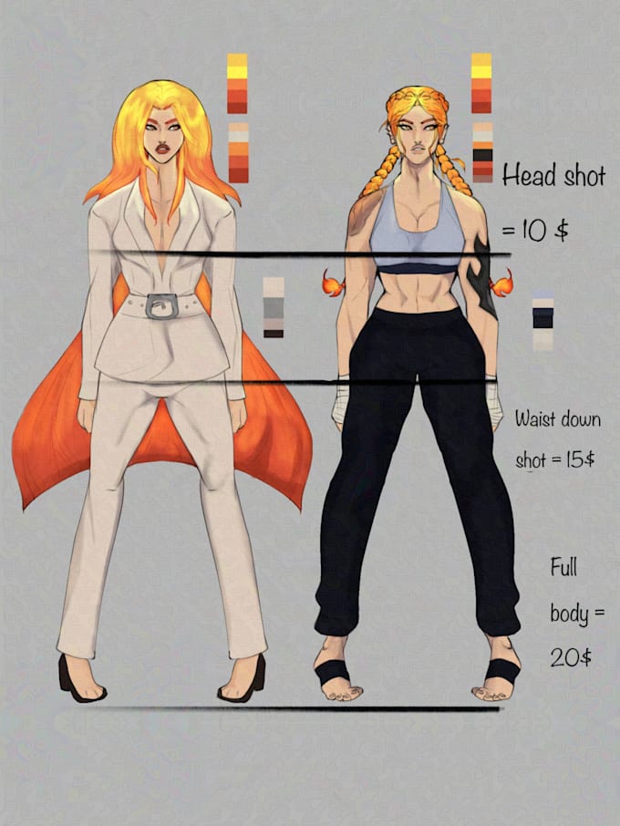 make a character sheet for you
