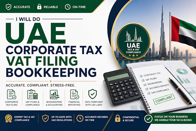 do uae corporate tax vat filing bookkeeping