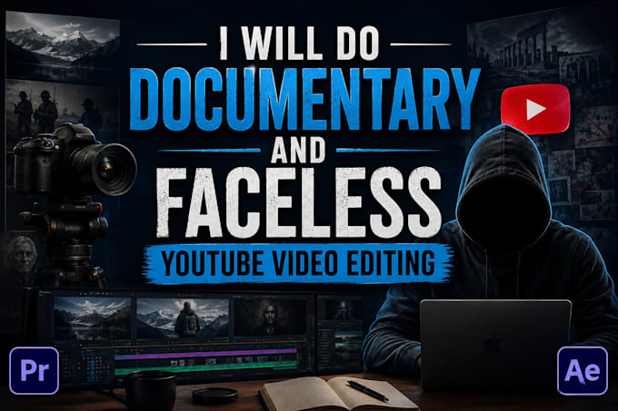 do documentary and faceless youtube video editing