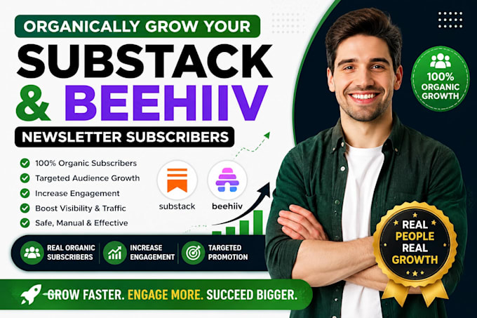 organically grow your substack and beehiiv subscribers