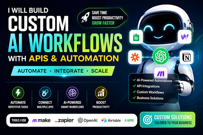 build custom ai workflows with apis and automation