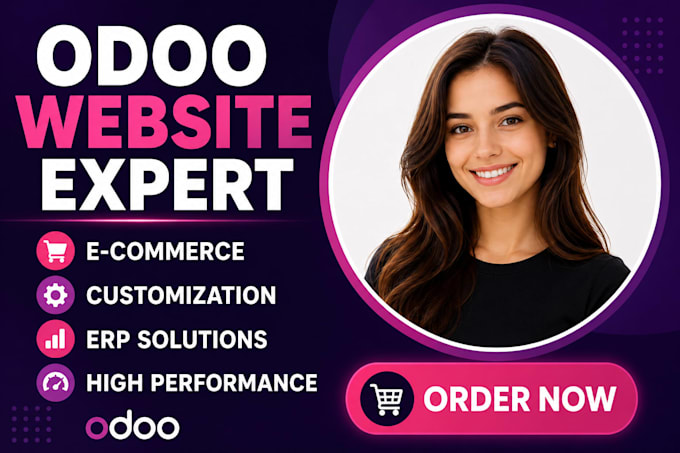design professional odoo website, odoo ecommerce, odoo erp and customization