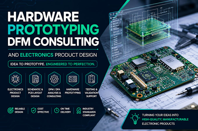 do hardware prototyping dfm consulting and electronics product design