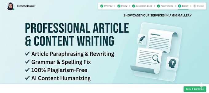 do professional content writing, rewriting and paraphrasing