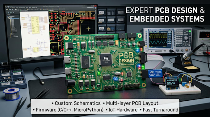 design pcb design and embedded system project requirements
