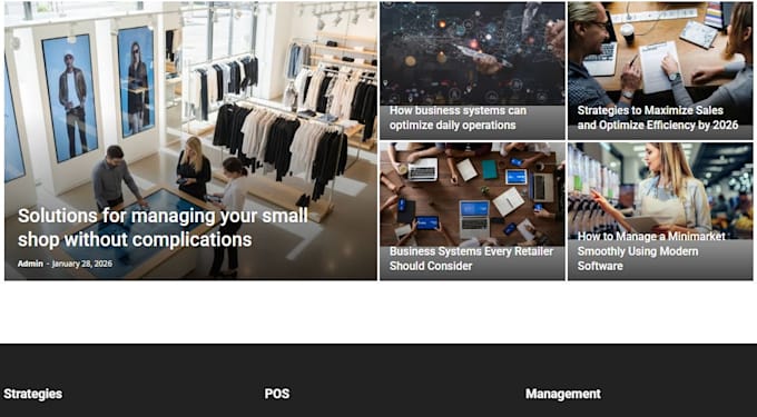 sitio web simple y rápido para negocios