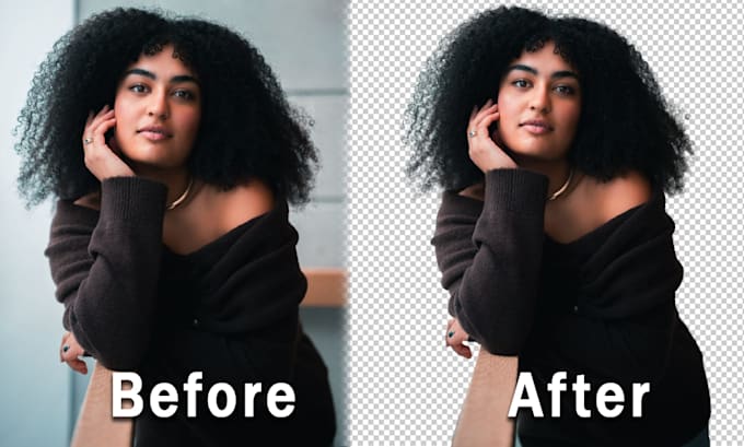 professionally remove backgrounds from people and objects