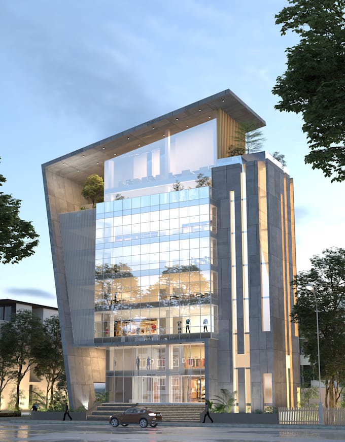 create stunning 3d architectural rendering